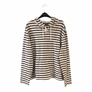 ⭐️ J Crew ($130) Slub Cotton Hoodie in Stripe - PTP 24